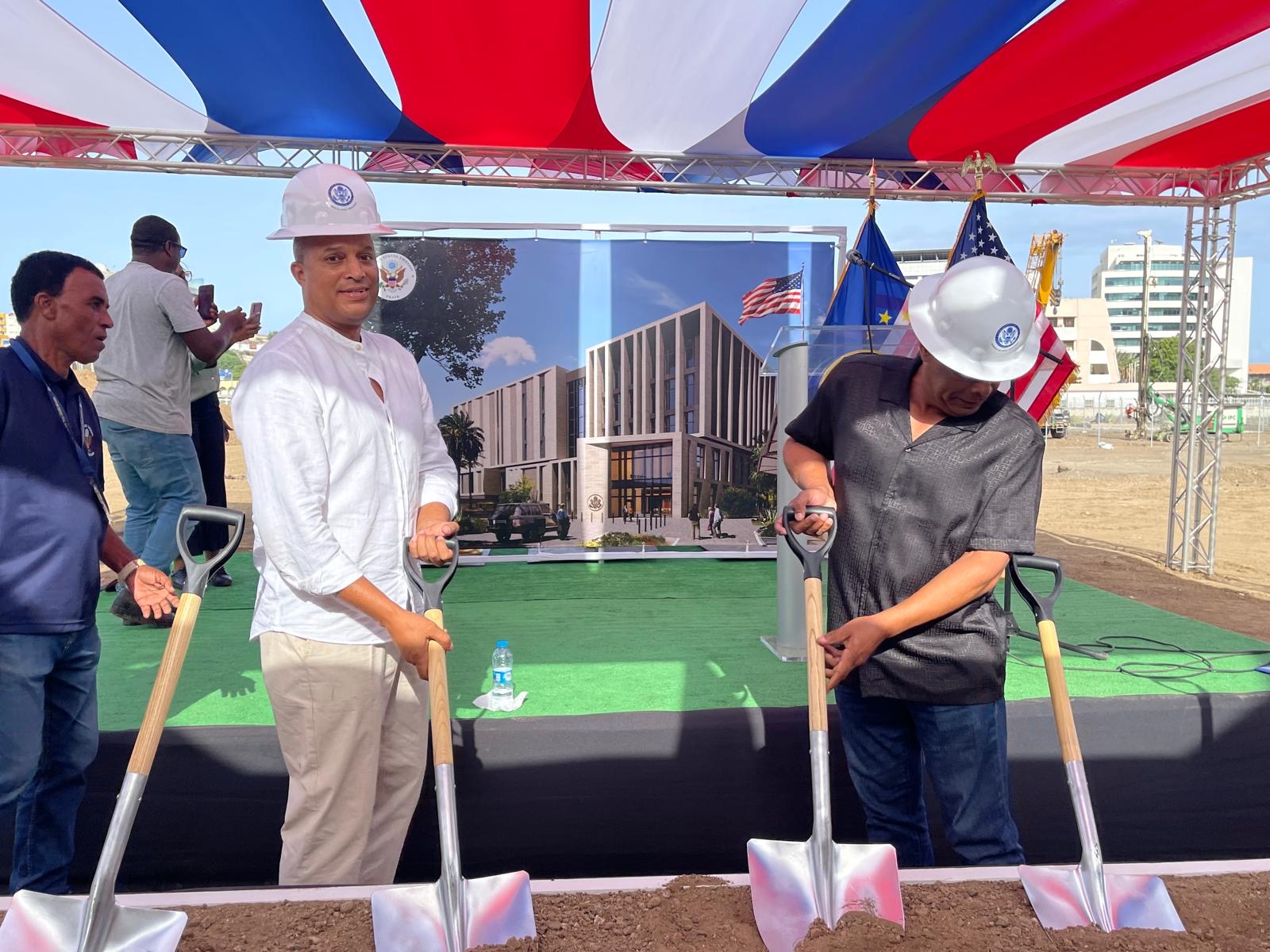Groundbreaking ceremony for the new U.S. Embassy headquarters
